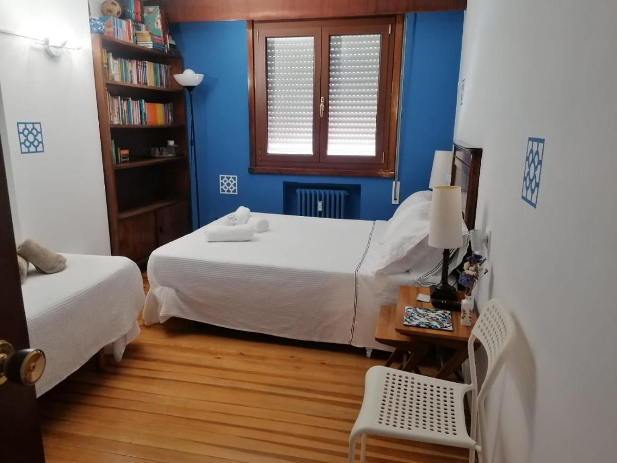 Superviews, parking 24h vigilado incluido y Netflix en habitación independiente con baño privado en apartamento particular, Français&English Bilbau Exterior foto